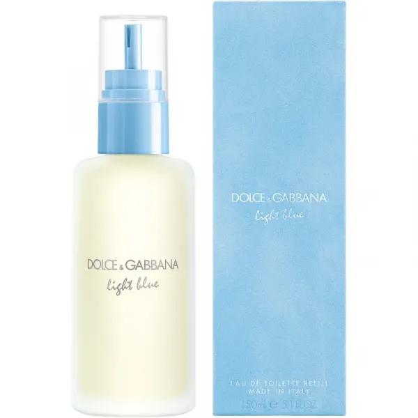 Dolce&Gabbana Light Blue Eau de Toilette toaletná voda náhradná náplň pre ženy 150 ml