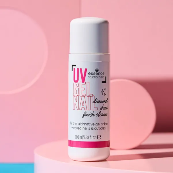 essence studio nails UV GEL NAIL čistič nechtov pre lesk 100 ml