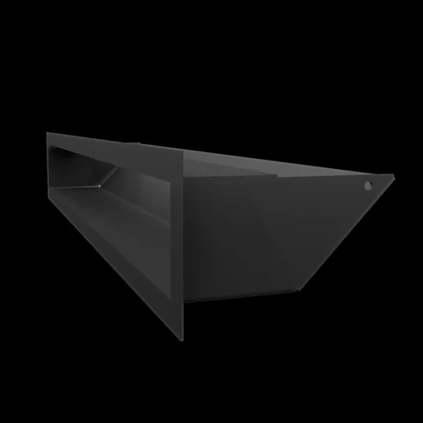 Kratki | Tunelová mriežka LUFT 90x600 45S - čierna