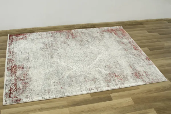 Koberec DAVINCI 2019A krémový / červený