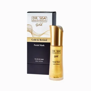 Pleťová maska na tvár Gold & Retinol - 50ml - Dr. Sea
