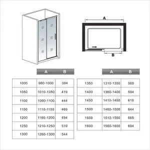 H K - Posuvné sprchové dvere HARMONY B2 155, 151-155x195cm L / P variant SE-HARMONYB2155SET