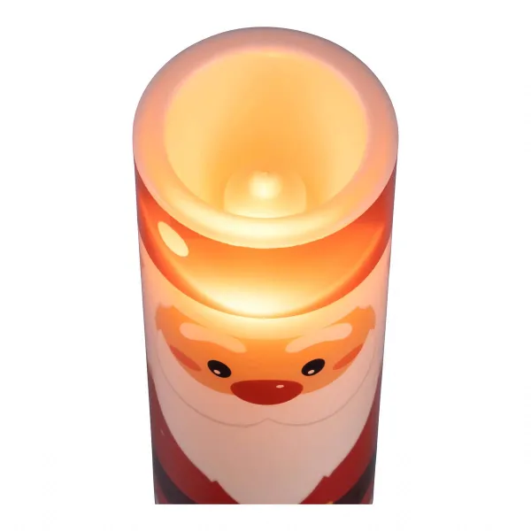 Die moderne Hausfrau LED Svíčka Santa