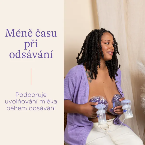 Lansinoh TheraPearl 3 v 1 teplá a chladná terapia na prsníky 2 ks