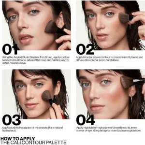 Smashbox Cali Contour Palette kontúrovacia paletka na tvár odtieň Light Medium 20.56 g