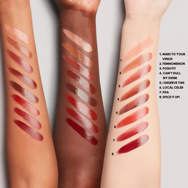 MAC Cosmetics Lustreglass Sheer-Shine Lipstick lesklý rúž odtieň Spice it Up! 3 g