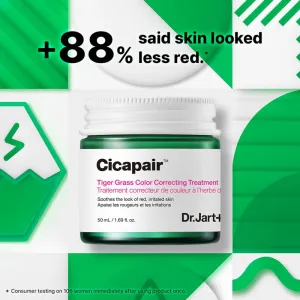 Dr. Jart+ Cicapair™ Tiger Grass Color Correcting Treatment intenzívny krém redukujúci začervenanie pleti 15 ml