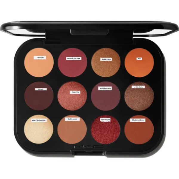MAC Cosmetics Connect In Colour Eye Shadow Palette 12 shades paletka očných tieňov odtieň Future Flame 12,2 g