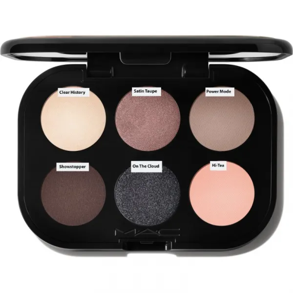 MAC Cosmetics Connect In Colour Eye Shadow Palette 6 shades paletka očných tieňov odtieň Encrypted Kryptonite 6.25 g