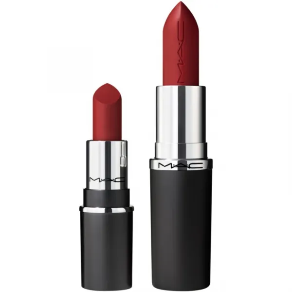 MAC Cosmetics MACximal Sleek Satin Lipstick Mini saténový rúž pre dokonalý vzhľad odtieň BRICK-O-LA 1.5 g