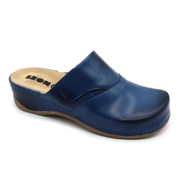 Leon 2019 Dámska zdravotná celokožená obuv uzavretá 37 - 24cm, čierna, 5,0 cm