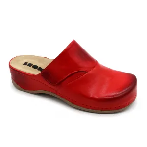 Leon 2019 Dámska zdravotná celokožená obuv uzavretá 37 - 24cm, čierna, 5,0 cm