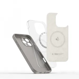 Tech-Protect Liquid Silicone MagSafe kryt na iPhone 16 Pro, sivý
