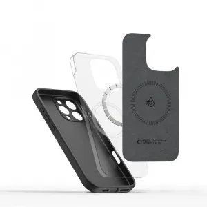 Tech-Protect Liquid Silicone MagSafe kryt na iPhone 16 Pro Max, čierny