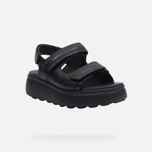 Black women's sandals Geox Spherica EC4.1 S - Women's