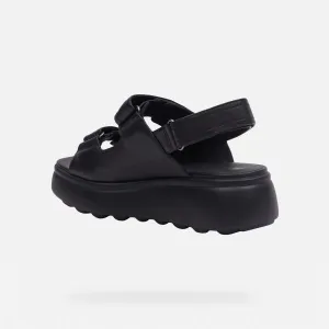 Black women's sandals Geox Spherica EC4.1 S - Women's