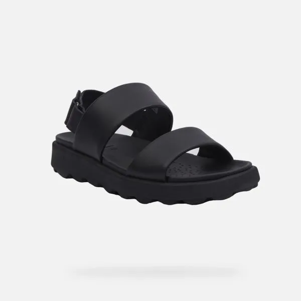 Black men's sandals Geox Spherica EC6 - Men's