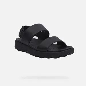 Black men's sandals Geox Spherica EC6 - Men's
