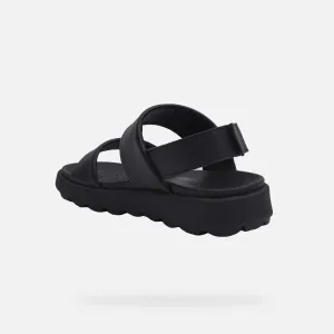 Black men's sandals Geox Spherica EC6 - Men's