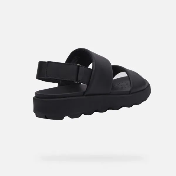 Black men's sandals Geox Spherica EC6 - Men's