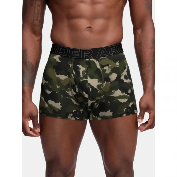Pánske boxerky UNDER ARMOUR 3 PACK-M UA Perf Cotton Nov 3in-GRN