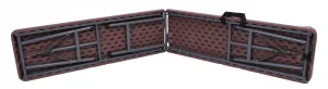 Ratanový hnedý cateringový set stôl 180 cm + 2 lavice
