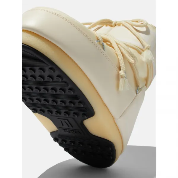 Dámske nízke zimné topánky MOON BOOT MB ICON LOW NYLON L002 CREAM