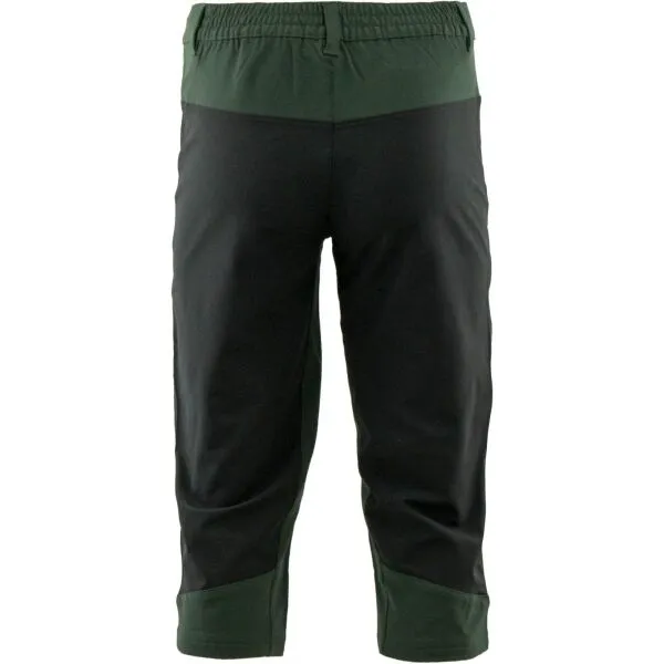 ALPINE PRO HEDAC 3/4 Pánske outdoorové 3/4 nohavice, tmavo zelená, veľkosť
