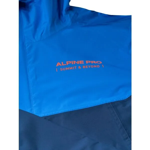 ALPINE PRO OBERT Pánska outdoorová bunda, tmavo modrá, veľkosť
