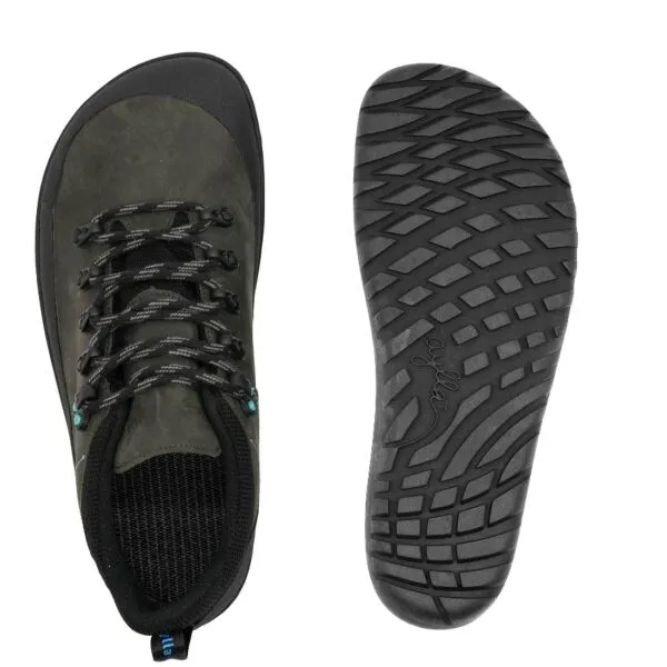 AYLLA RUMI Pánske trekové barefoot topánky, čierna, veľkosť