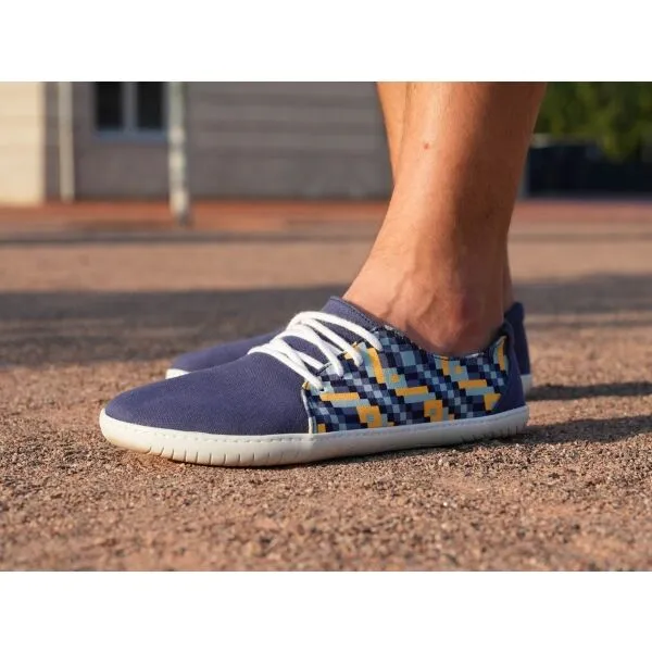 AYLLA NUNA QUADRO Pánska barefoot obuv, tmavo modrá, veľkosť