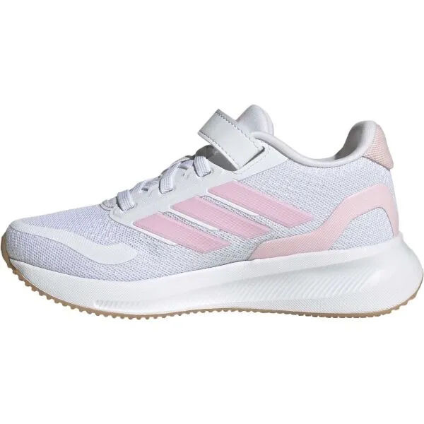 adidas RUNFALCON 5 EL C Detská halová obuv, sivá, veľkosť