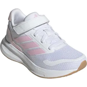 adidas RUNFALCON 5 EL C Detská halová obuv, sivá, veľkosť