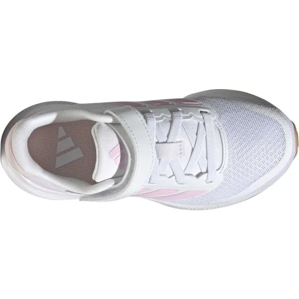 adidas RUNFALCON 5 EL C Detská halová obuv, sivá, veľkosť