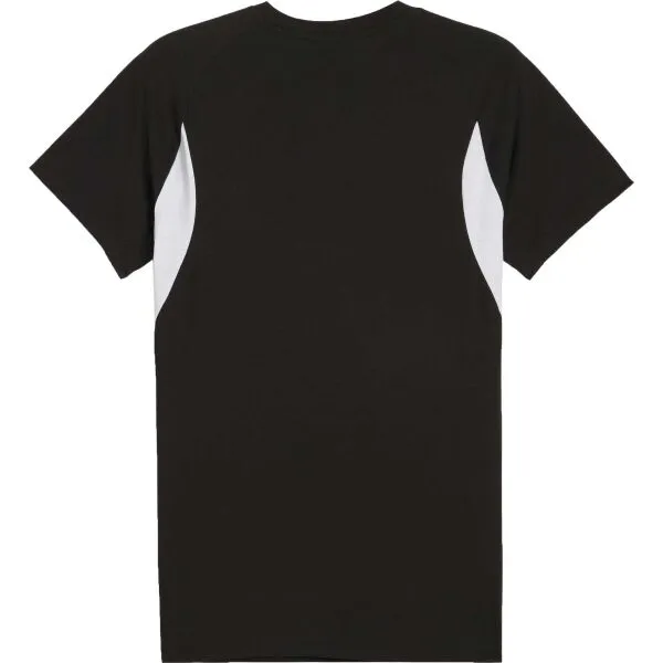 Puma TEAMEVOSTRIPE TEE Pánske tričko, čierna, veľkosť