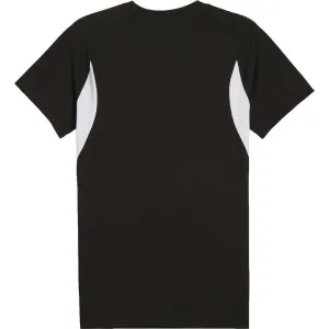 Puma TEAMEVOSTRIPE TEE Pánske tričko, čierna, veľkosť