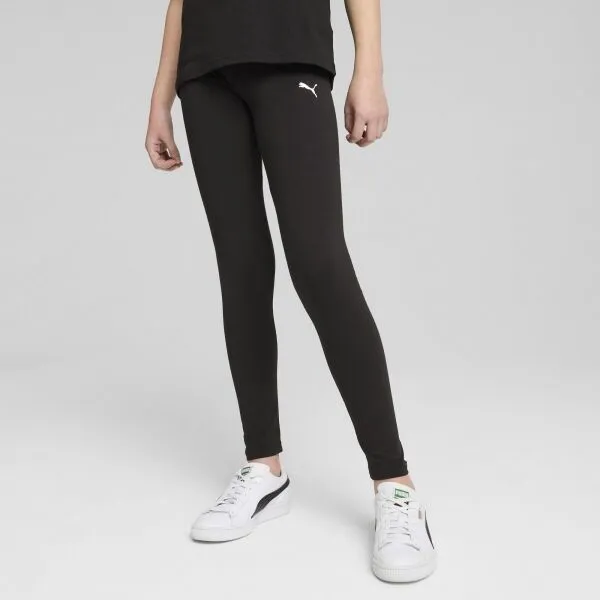 Puma ESSENTIALS LEGGINGS G Dievčenské legíny, čierna, veľkosť