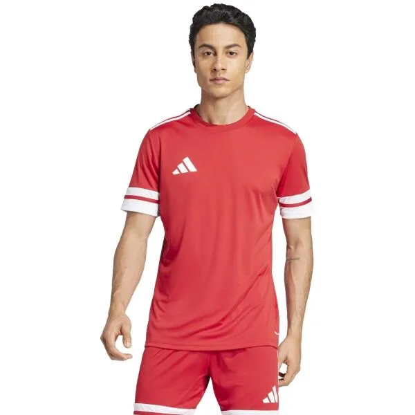 adidas SQUADRA 25 JERSEY Pánsky dres, červená, veľkosť