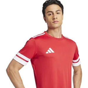 adidas SQUADRA 25 JERSEY Pánsky dres, červená, veľkosť
