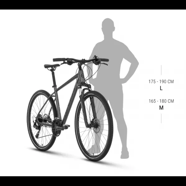 Kellys PHANATIC 30 28" - model 2025 Anthracite - M (19", 165-180 cm)