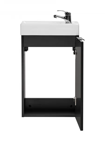 ArtCom Kúpeľňová skrinka s umývadlom ADEL Black U40/1 | 40 cm