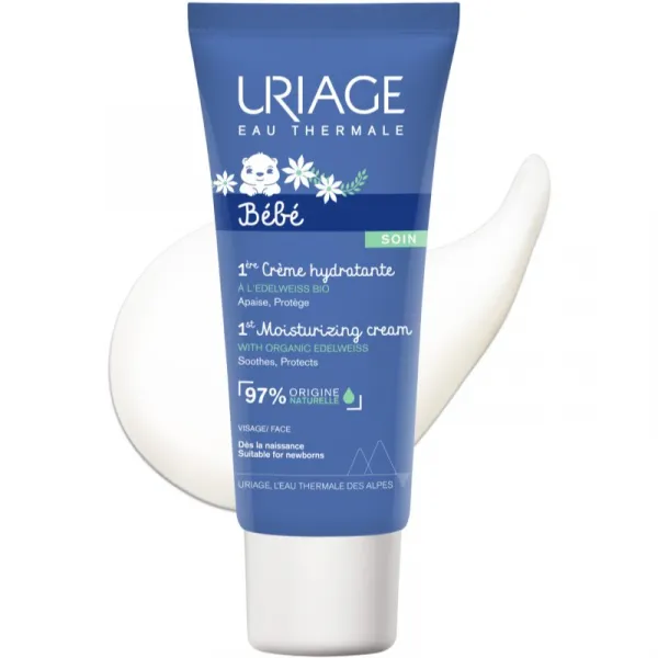 Uriage Bébé 1st Moisturizing Cream hydratačný krém 40 m