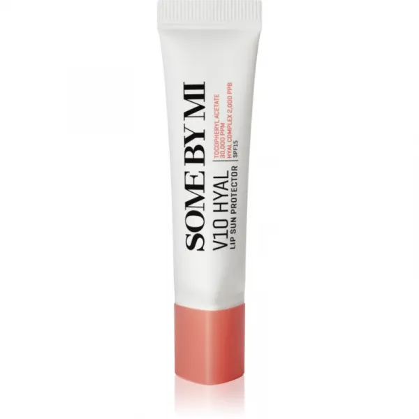 Some By Mi V10 Hyal Lip Protector ochranný balzam na pery SPF 15 odtieň Rosy 7 ml