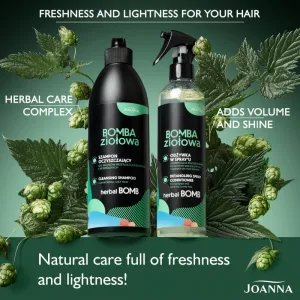 Joanna Herbal Bomb Detangling Spray Conditioner sprej pre jednoduché rozčesávanie vlasov 300 ml