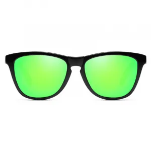 DUBERY Mayfield 2 slnečné okuliare, Bright Black / Green (GDB014C02)