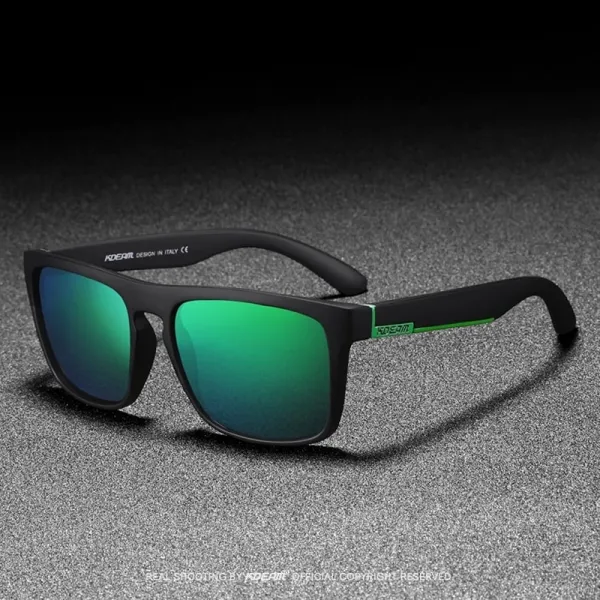 KDEAM Sunbury 14 slnečné okuliare, Black & Green / Green (GKD004C14)