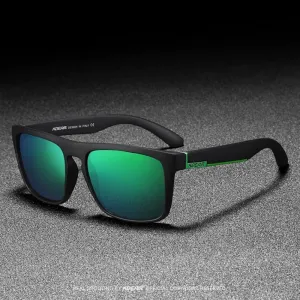 KDEAM Sunbury 14 slnečné okuliare, Black & Green / Green (GKD004C14)