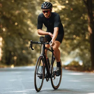 MG Bicycle Front cyklistická taška s puzdrom na mobil 1L, čierna (WBB16BK)
