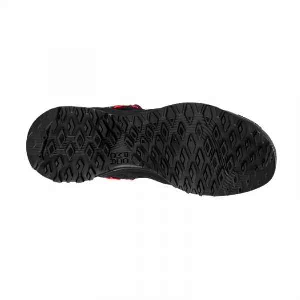 Dámska nízka turistická celokožená obuv SALEWA Wildfire Leather GTX W black fluo coral