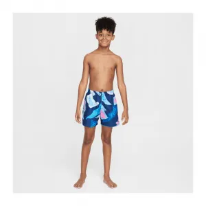 Chlapčenské plavky NIKE SWIM TOSSED FLAGS 4 inch MIDNIGHT N-MIDNIGHT NAVY